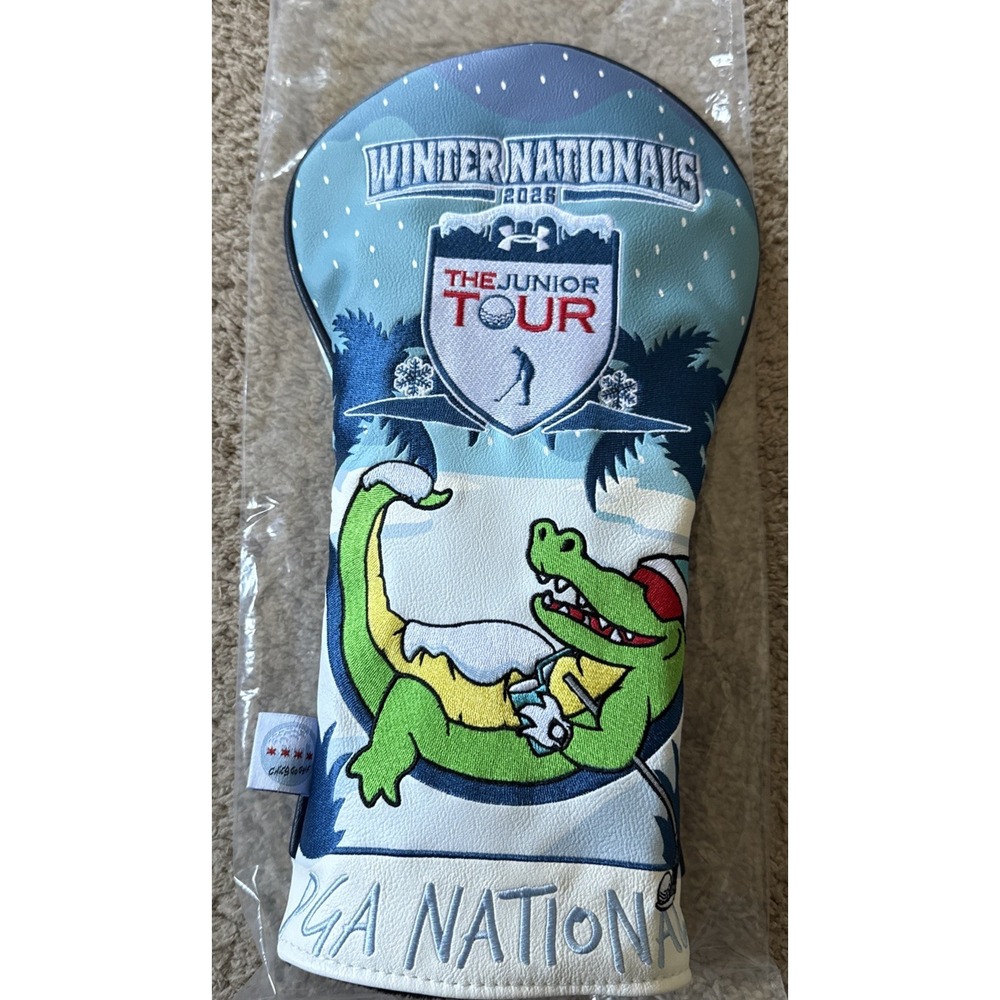 2025 UA Under‎ Armour Winter Nationals Junior Tour Leather Golf Club Head Cover